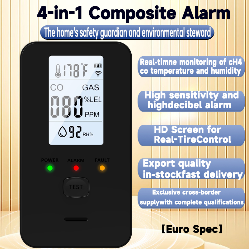เครื่องตรวจจับก๊าซ 4 in 1 เครื - Co Detector Plug บทวิจารณ์และราคา