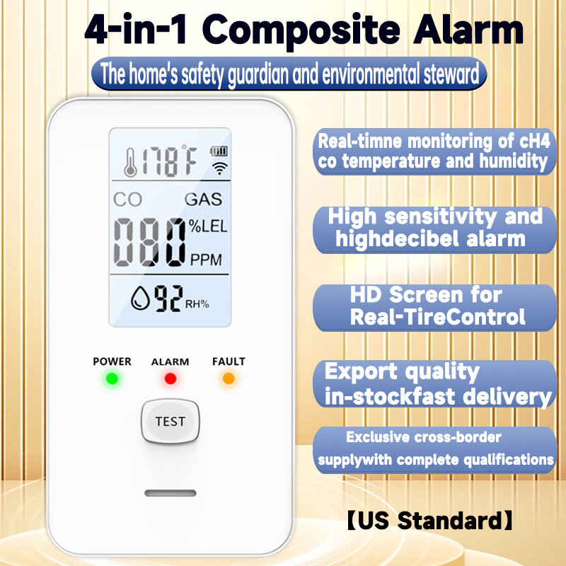 เครื่องตรวจจับก๊าซ 4 in 1 เครื - Co Detector Plug บทวิจารณ์และราคา