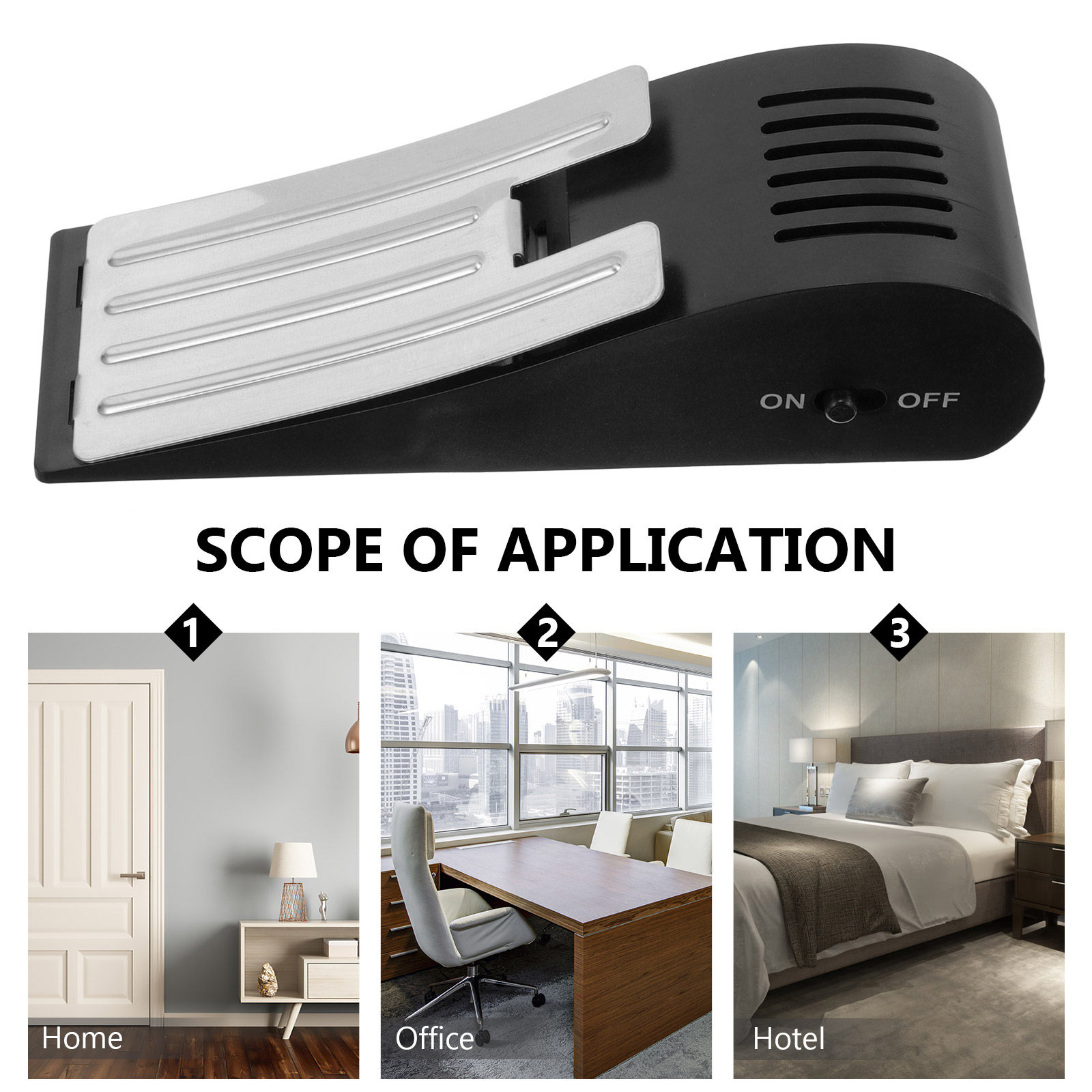 ที่กั้นประตูพร้อมสัญญาณเตือนแบ - Door Stop Alarm บทวิจารณ์และราคา