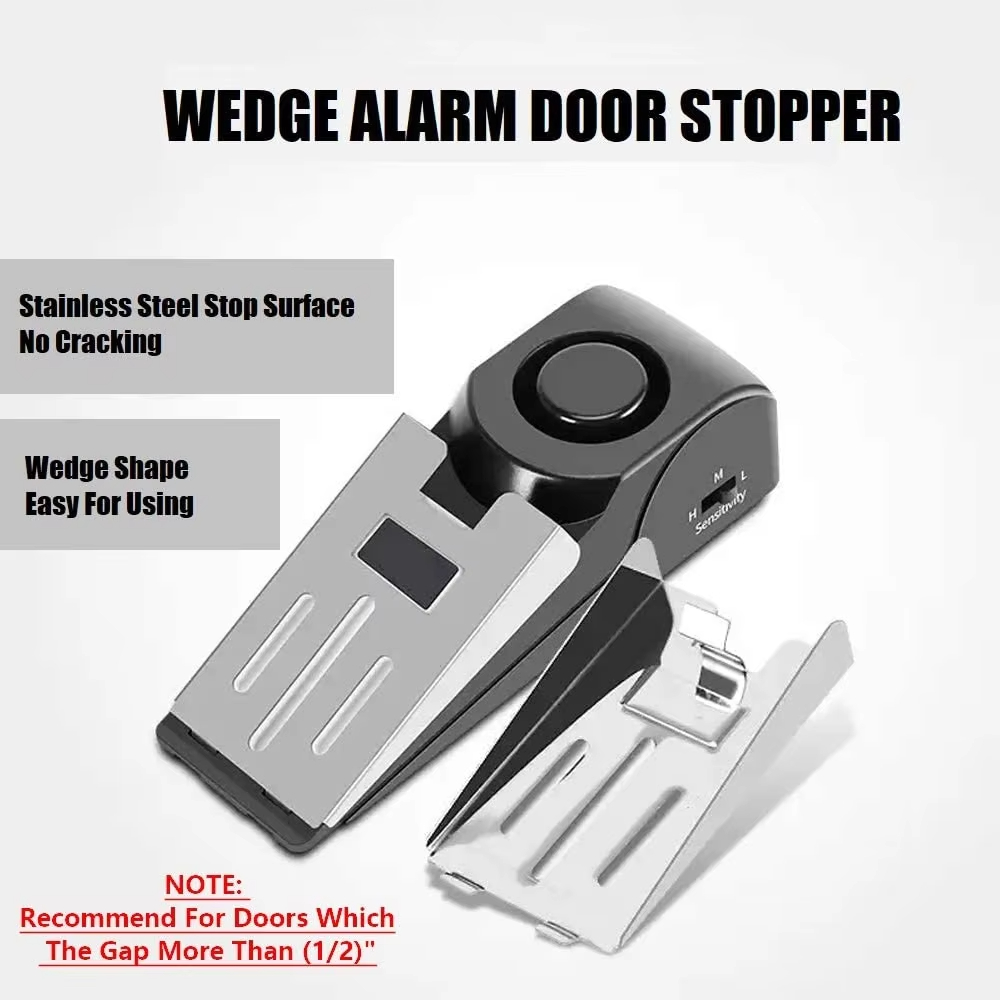สัญญาณกันขโมยแบบไร้สาย 120 เดซ - Door Stop Alarm บทวิจารณ์และราคา