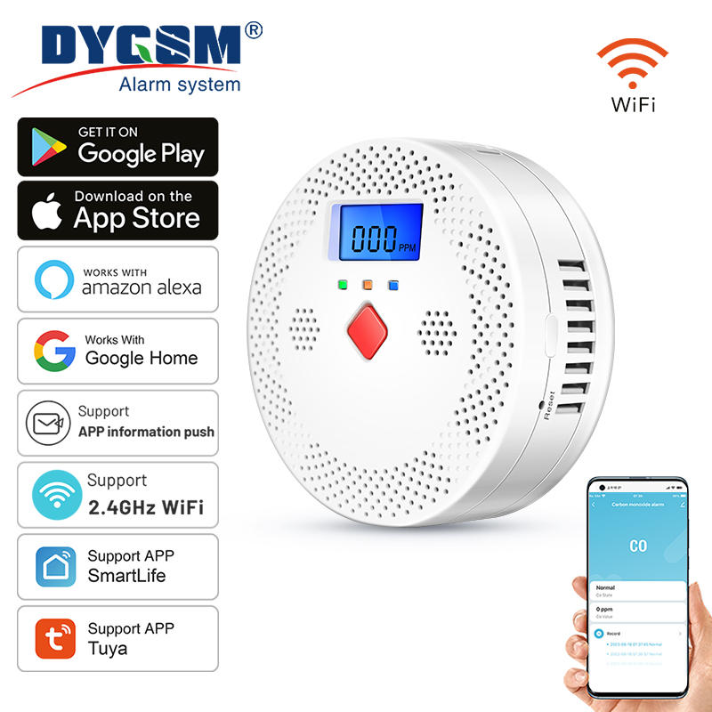 Tuya เครื่องตรวจจับคาร์บอนมอนอ - Co Detector Plug บทวิจารณ์และราคา