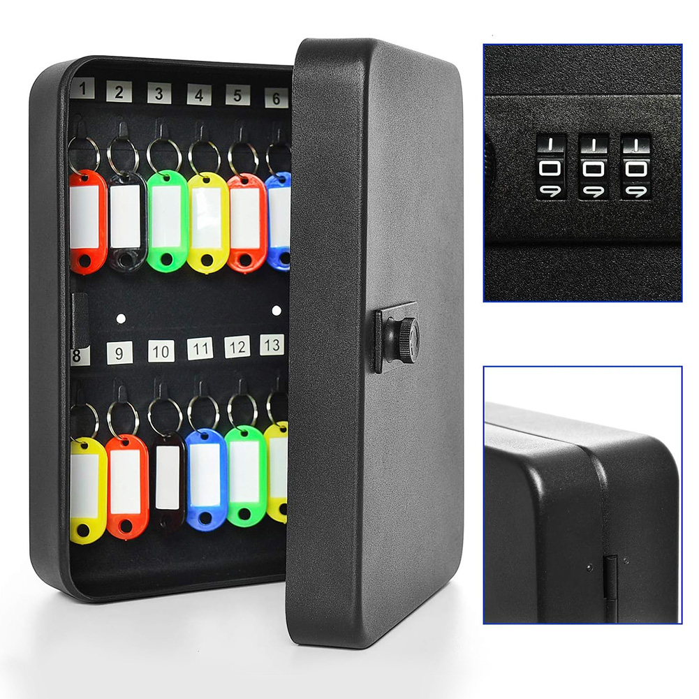 ตู้เก็บกุญแจแบบรวม20ช่องมีตะขอ - Lockbox Key Secure บทวิจารณ์และราคา